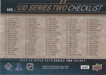 2015-16 Upper Deck - UD Exclusives #449 Carey Price / Henrik Zetterberg Back