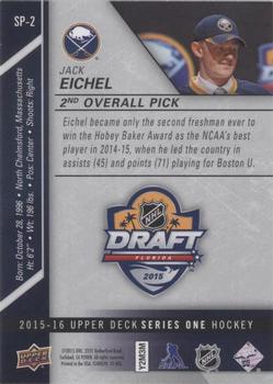 2015-16 Upper Deck - NHL Draft #SP-2 Jack Eichel Back
