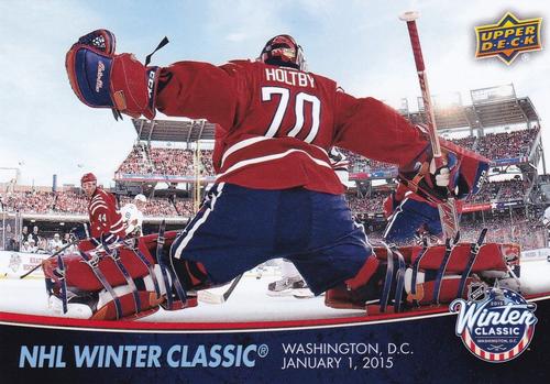 2015-16 Upper Deck - Winter Classic Jumbos #WC-13 Braden Holtby Front