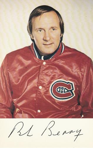 1982-83 Montreal Canadiens Postcards #NNO Bob Berry Front