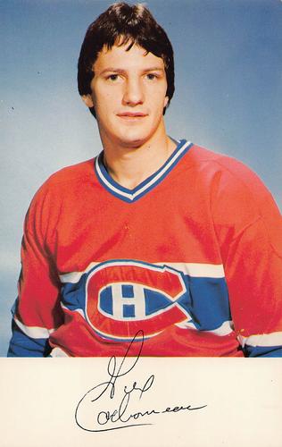 1982-83 Montreal Canadiens Postcards #NNO Guy Carbonneau Front