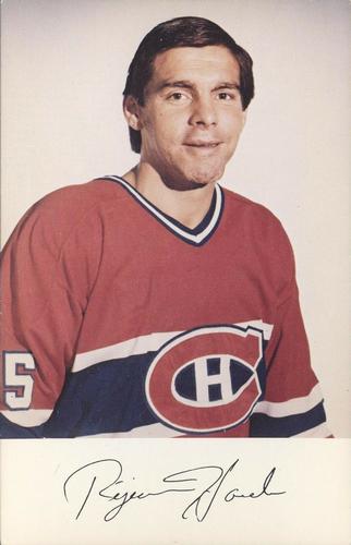 1982-83 Montreal Canadiens Postcards #NNO Rejean Houle Front
