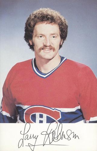 1982-83 Montreal Canadiens Postcards #NNO Larry Robinson Front
