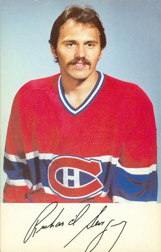 1982-83 Montreal Canadiens Postcards #NNO Richard Sevigny Front