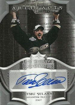 2015-16 Upper Deck Artifacts - Lord Stanley's Legacy Signatures #LS-TS Teemu Selanne Front