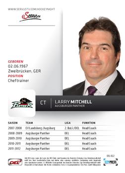 2012-13 Playercards (DEL) #DEL-022 Larry Mitchell Back