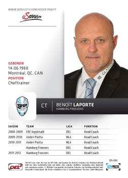 2012-13 Playercards (DEL) #DEL-088 Benoit Laporte Back