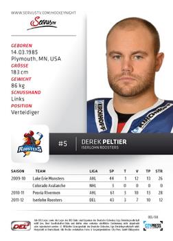 2012-13 Playercards (DEL) #DEL-138 Derek Peltier Back