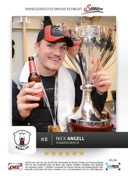 2012-13 Playercards (DEL) #DEL-346 Nick Angell Back
