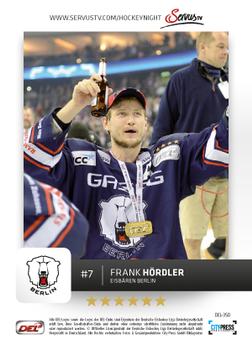 2012-13 Playercards (DEL) #DEL-350 Frank Hordler Back