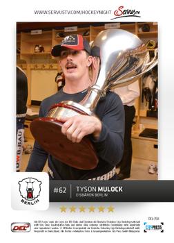 2012-13 Playercards (DEL) #DEL-358 Tyson Mulock Back