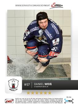 2012-13 Playercards (DEL) #DEL-366 Daniel Weiss Back
