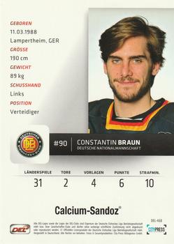 2012-13 Playercards (DEL) #DEL-468 Constantin Braun Back