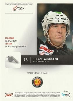2012-13 Playercards (DEL) #DEL-476 Roland Aumuller Back