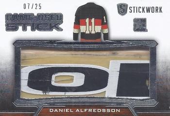 2015 Leaf In The Game Stickwork - Game-Used Stick #GUS-18 Daniel Alfredsson Front