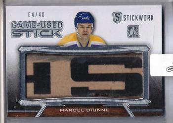 2015 Leaf In The Game Stickwork - Game-Used Stick #GUS-43 Marcel Dionne Front