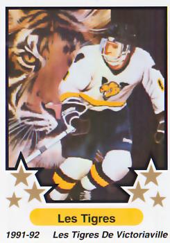 1991-92 7th Inning Sketch LHJMQ - The Teams #Q11 Victoriaville Tigres Front