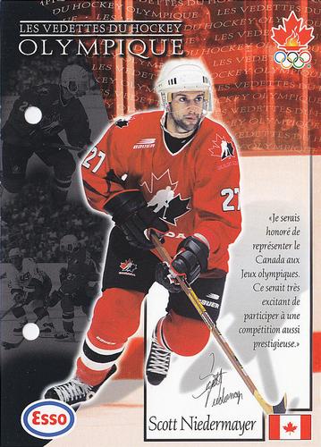 1997 Esso Olympic Hockey Heroes French #14 Scott Niedermayer Front