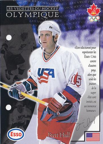 1997 Esso Olympic Hockey Heroes French #27 Brett Hull Front