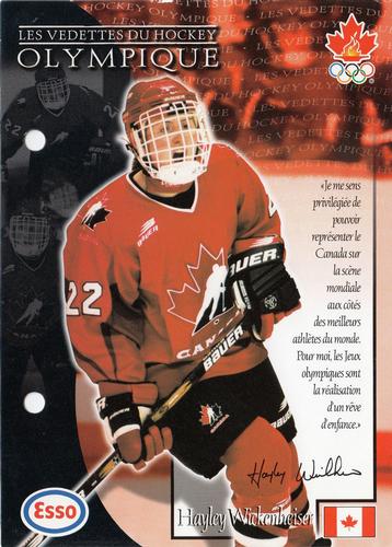 1997 Esso Olympic Hockey Heroes French #58 Hayley Wickenheiser Front