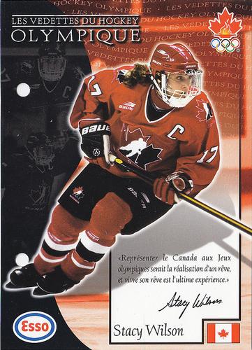1997 Esso Olympic Hockey Heroes French #60 Stacy Wilson Front