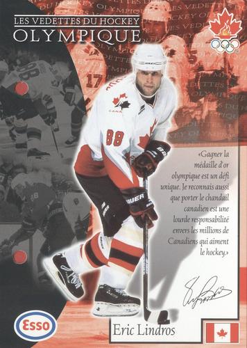 1997 Esso Olympic Hockey Heroes French #6 Eric Lindros Front