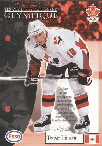 1997 Esso Olympic Hockey Heroes French #8 Trevor Linden Front