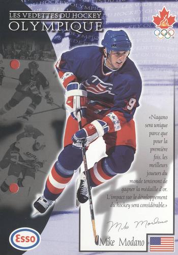 1997 Esso Olympic Hockey Heroes French #24 Mike Modano Front
