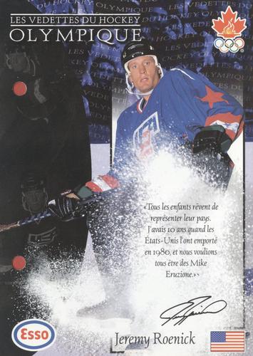 1997 Esso Olympic Hockey Heroes French #28 Jeremy Roenick Front