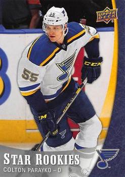 2015-16 Upper Deck Star Rookies #4 Colton Parayko Front