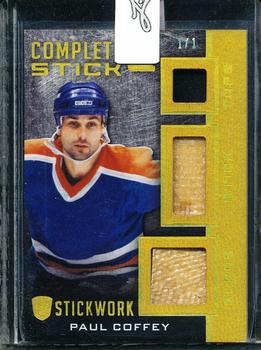 2015 Leaf In The Game Stickwork - Complete Stick Gold #CS-09 Paul Coffey Front