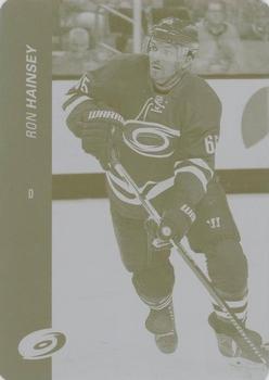 2015-16 Upper Deck - Printing Plates Yellow #287 Ron Hainsey Front