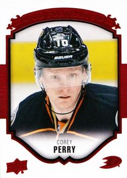 2015-16 Upper Deck - UD Portraits Red #P-43 Corey Perry Front