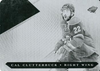 2010-11 Panini Luxury Suite - Printing Plate Black #35 Cal Clutterbuck Front