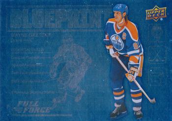 2015-16 Upper Deck Full Force - Blueprint #BP-WG Wayne Gretzky Front