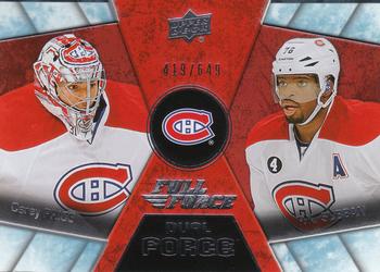 2015-16 Upper Deck Full Force - Dual Force #DF-8 Carey Price / P.K. Subban Front