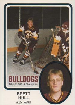 1985-86 Minnesota-Duluth Bulldogs (NCAA) #28 Brett Hull Front