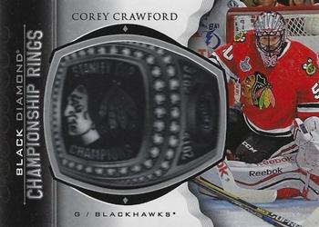 2015-16 Upper Deck Black Diamond - Championship Rings #CR-CC Corey Crawford Front