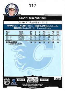 2015-16 O-Pee-Chee Platinum #117 Sean Monahan Back