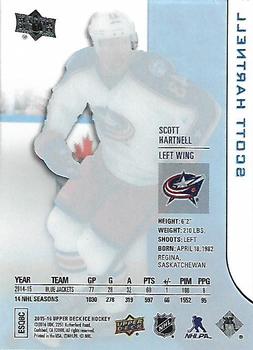 2015-16 Upper Deck Ice #56 Scott Hartnell Back