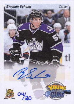 2014-15 Upper Deck - 25th Anniversary Young Guns Tribute Priority Signings Spring Expo #PS-BS Brayden Schenn Front