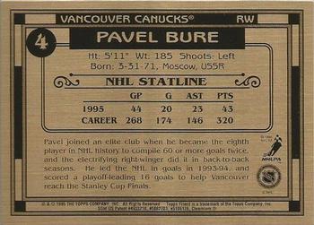 1994-96 Finest Bronze #4 Pavel Bure Back