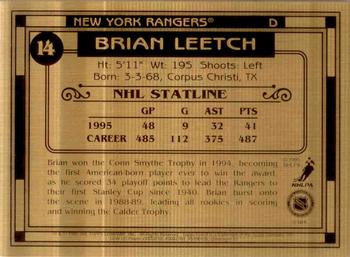 1994-96 Finest Bronze #14 Brian Leetch Back