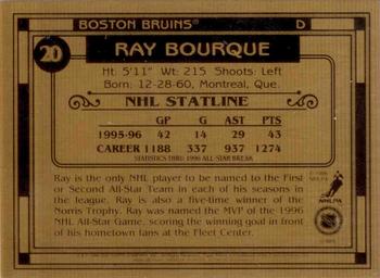 1994-96 Finest Bronze #20 Ray Bourque Back
