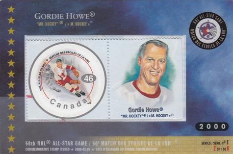 2000 Canada Post NHL All-Stars #2 Gordie Howe Front