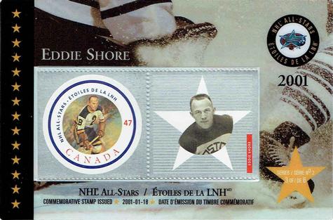 2001 Canada Post NHL All-Stars #3 Eddie Shore Front