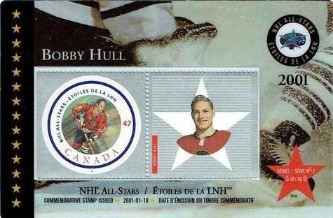 2001 Canada Post NHL All-Stars #5 Bobby Hull Front