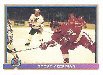 1991-92 Bowman - Pre-Production Samples #NNO Steve Yzerman Front