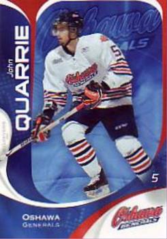 2007-08 Extreme Oshawa Generals (OHL) #3 Jonathan Quarrie Front