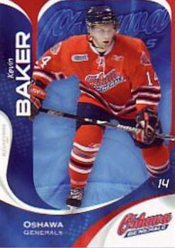2007-08 Extreme Oshawa Generals (OHL) #9 Kevin Baker Front